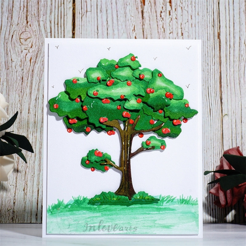 Inlovearts Apple Tree Cutting Dies