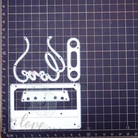 Inlovearts Audio Tape Cutting Dies