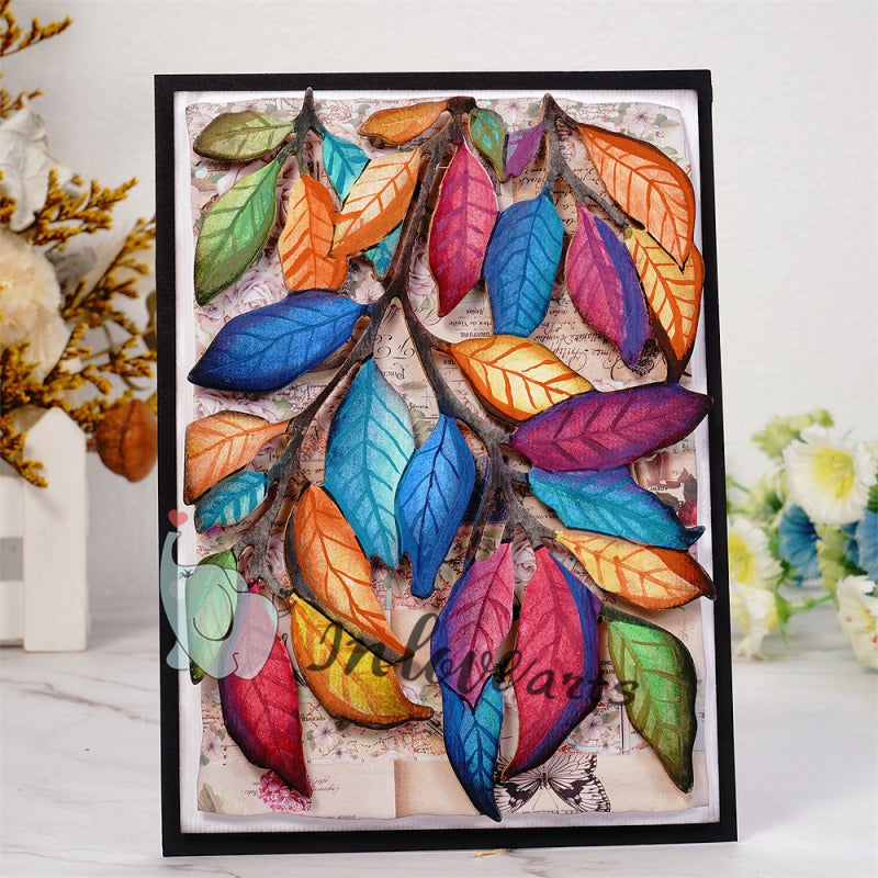 Inlovearts Autumn Leaves Set Cutting Dies
