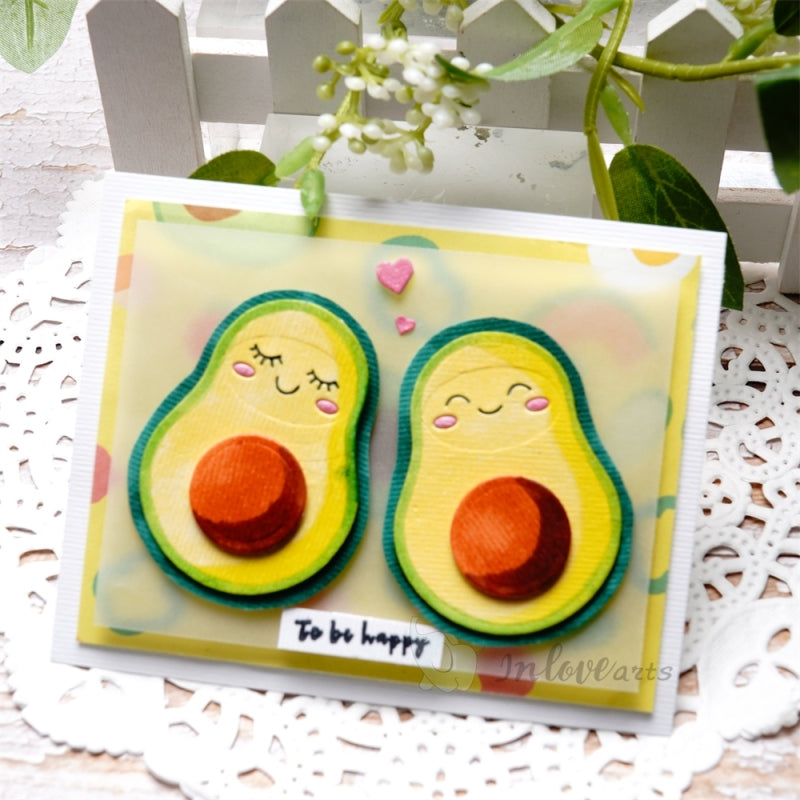 Inlovearts Avocados Cutting Dies