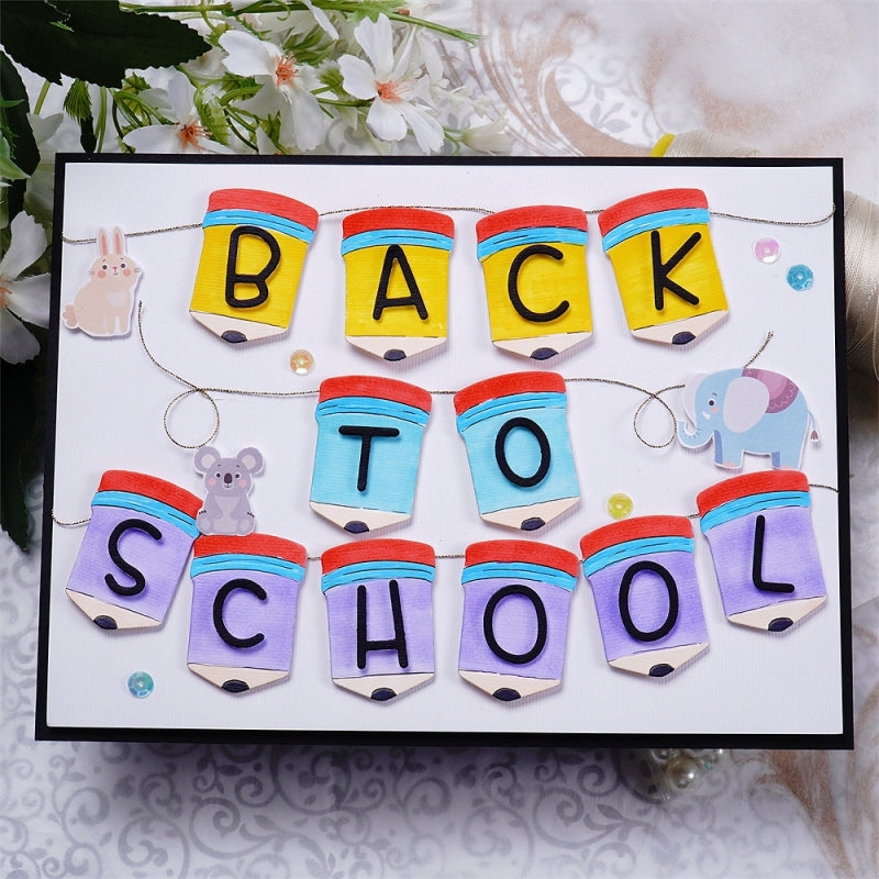 Inlovearts "BACK TO SCHOOL" Cutting Dies