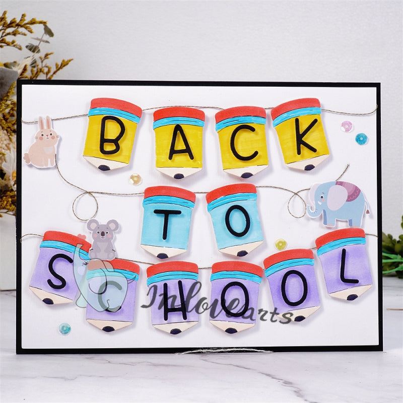 Inlovearts "BACK TO SCHOOL" Cutting Dies