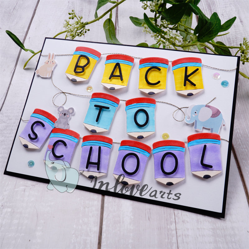 Inlovearts "BACK TO SCHOOL" Cutting Dies