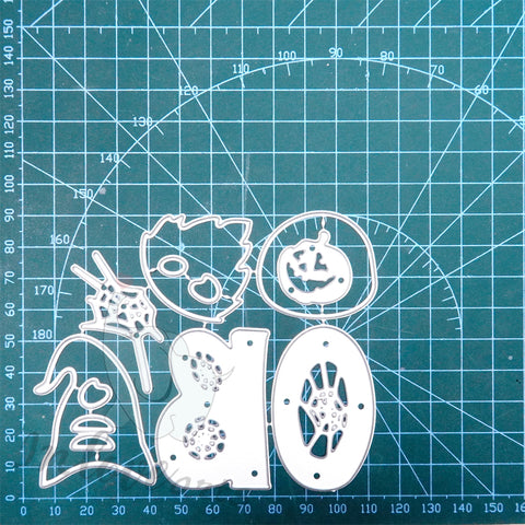 Inlovearts BOO and Halloween Gnome Cutting Dies