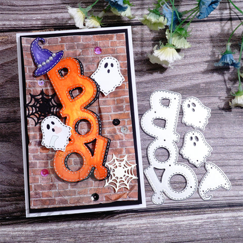 Inlovearts "BOO" and Little Ghost Cutting Dies