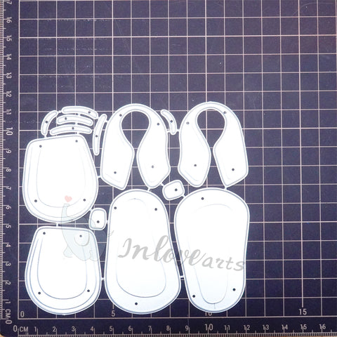 Inlovearts Baby Shoes Cutting Dies