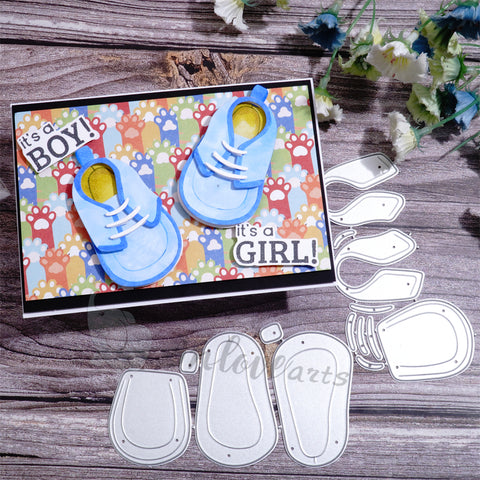 Inlovearts Baby Shoes Cutting Dies