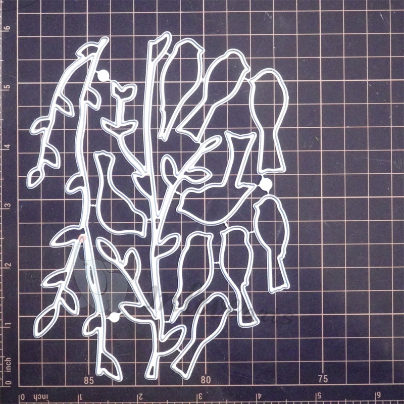 Inlovearts Birds on the Branch Cutting Dies