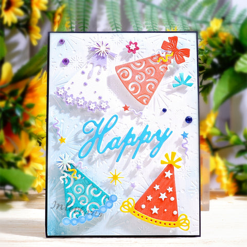 Inlovearts Birthday Party Hat Cutting Dies