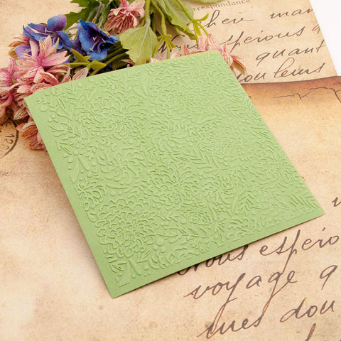 Inlovearts Blooming Flower and Leaf Emboss Folder