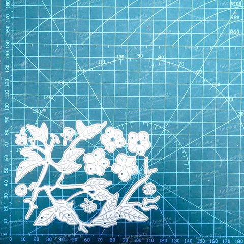 Inlovearts Blooming Peach Blossom Cutting Dies