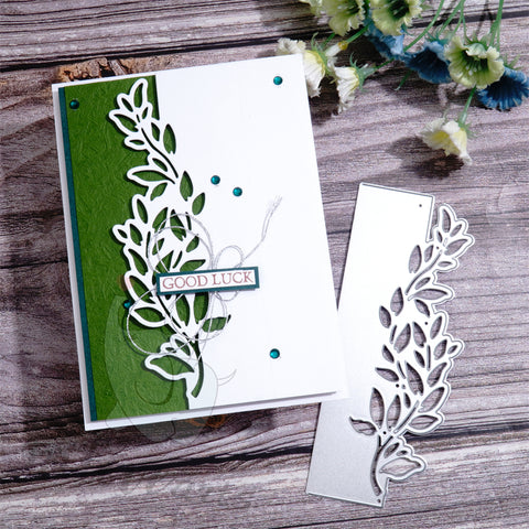 Inlovearts Branch of Leaf Border Cutting Dies