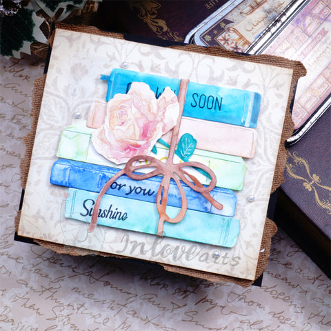 Inlovearts Bundle of Books Cutting Dies