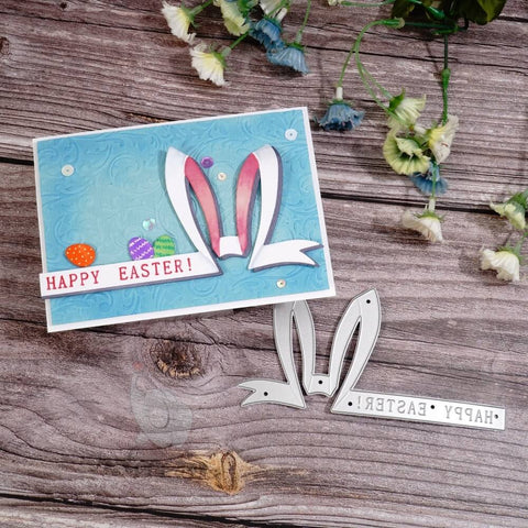 Inlovearts Bunny Ear Border Cutting Dies