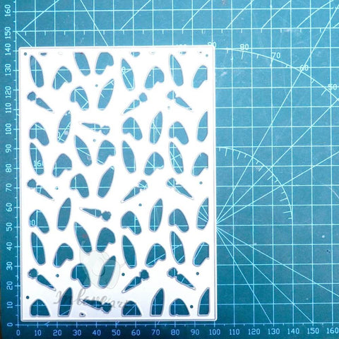 Inlovearts Bunny Ear and Carrot Background Board Cutting Dies