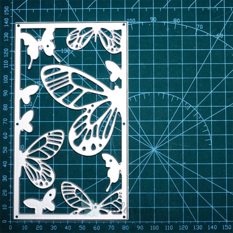 Inlovearts Butterfly Rectangular Board Cutting Dies