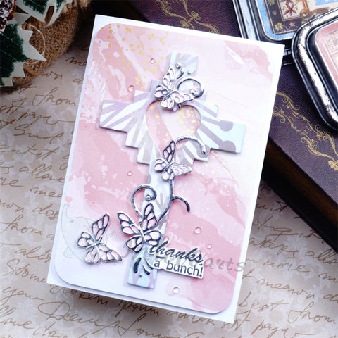 Inlovearts Butterfly and Cross Cutting Dies