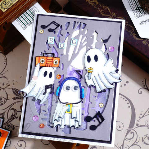 Inlovearts Carnival Ghost Cutting Dies