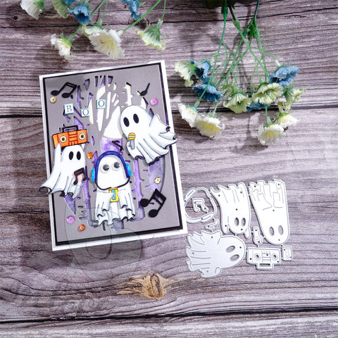 Inlovearts Carnival Ghost Cutting Dies