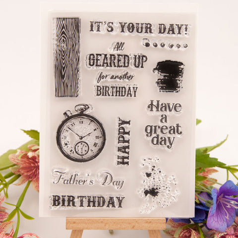 Inlovearts Celebrate Father's Day Clear Stamps