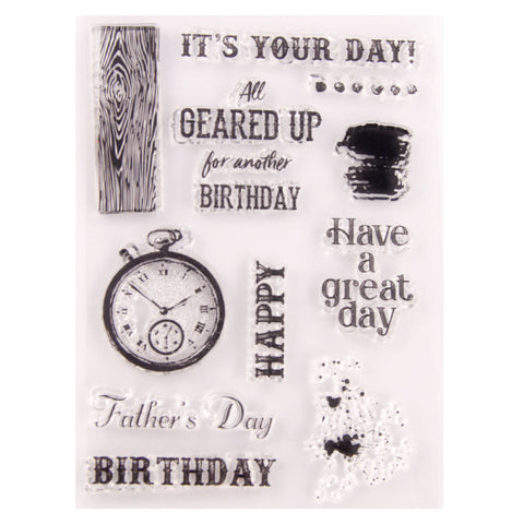 Inlovearts Celebrate Father's Day Clear Stamps