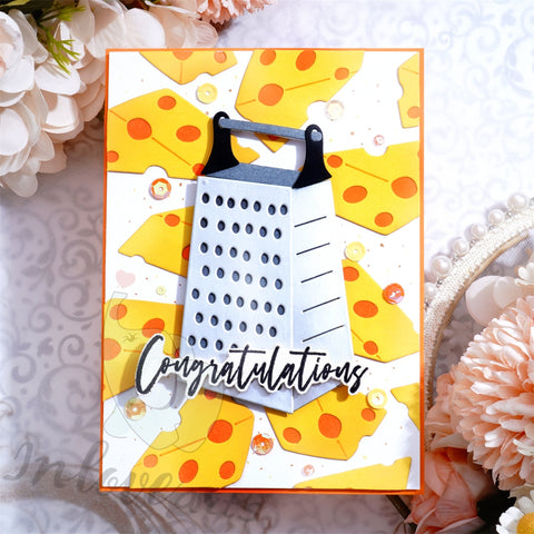 Inlovearts Cheese Grater Cutting Dies