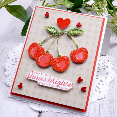 Inlovearts Cherry Cutting Dies