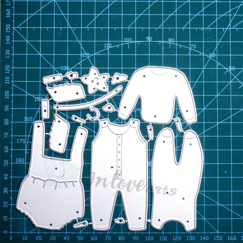 Inlovearts Children Clothes Cutting Dies