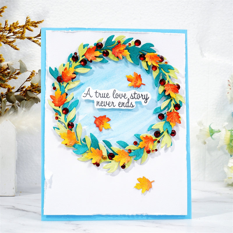 Inlovearts Christmas Flower Frame Cutting Dies