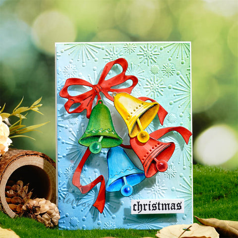 Inlovearts Christmas Ginkgle Bell Cutting Dies