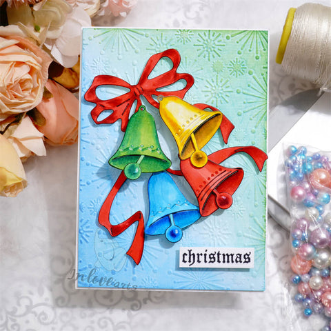 Inlovearts Christmas Ginkgle Bell Cutting Dies