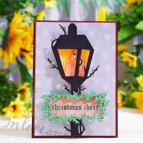 Inlovearts Christmas Lamp Cutting Dies