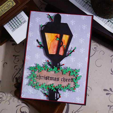 Inlovearts Christmas Lamp Cutting Dies