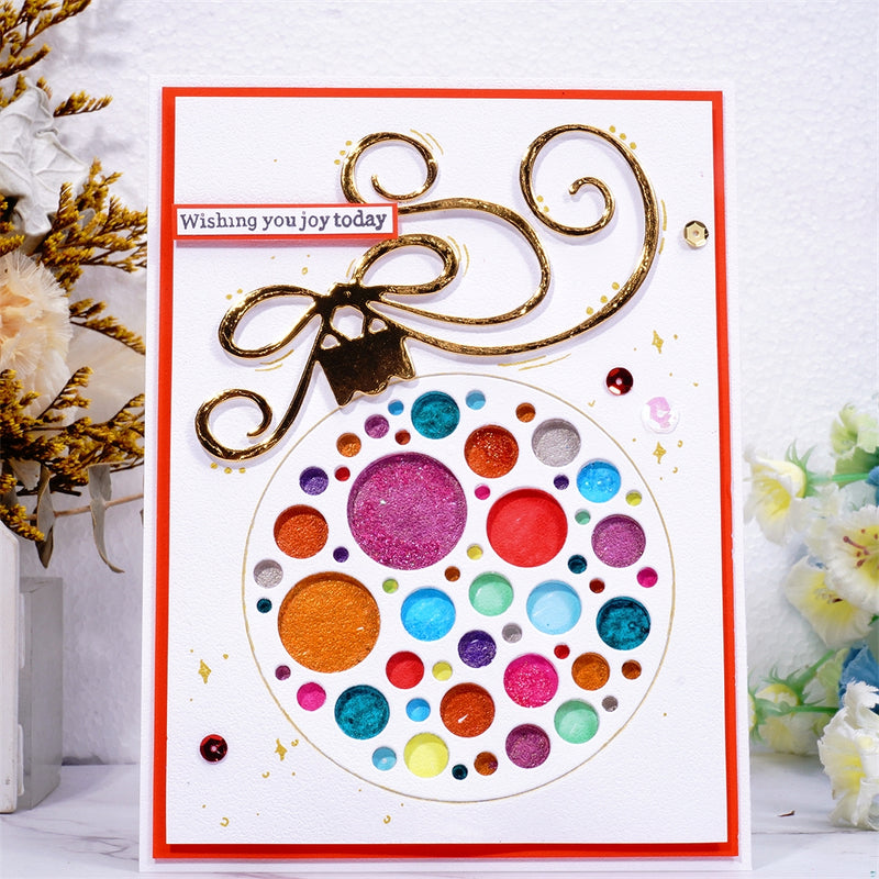 Inlovearts Christmas Light Ball Cutting Dies