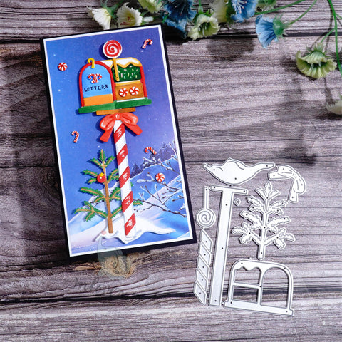 Inlovearts Christmas Mailbox Cutting Dies