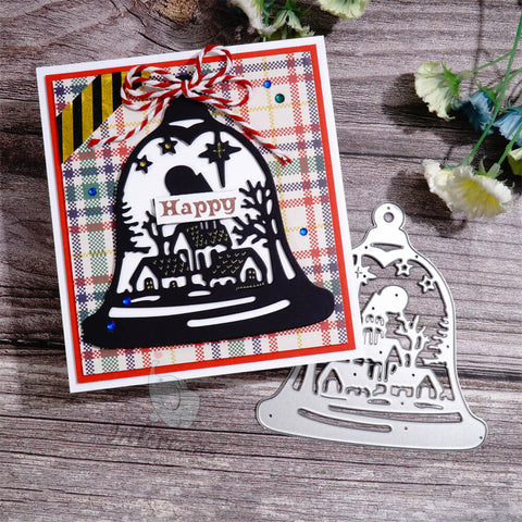 Inlovearts Christmas Scenary Bell Cutting Dies