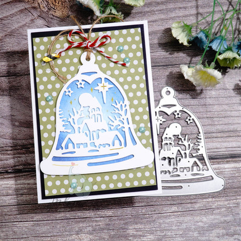 Inlovearts Christmas Scenary Bell Cutting Dies