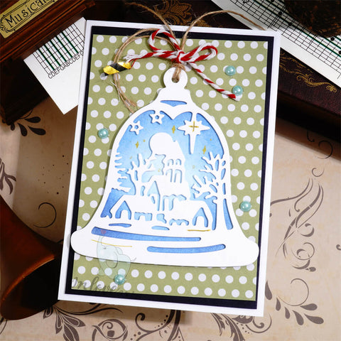 Inlovearts Christmas Scenary Bell Cutting Dies