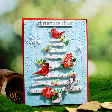 Inlovearts Christmas Tree Branches Cutting Dies