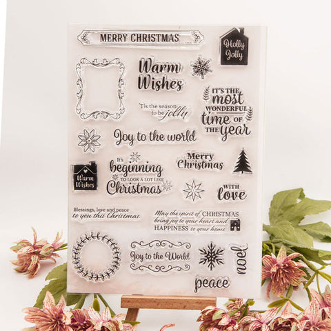 Inlovearts Christmas Wish Word Clear Stamps