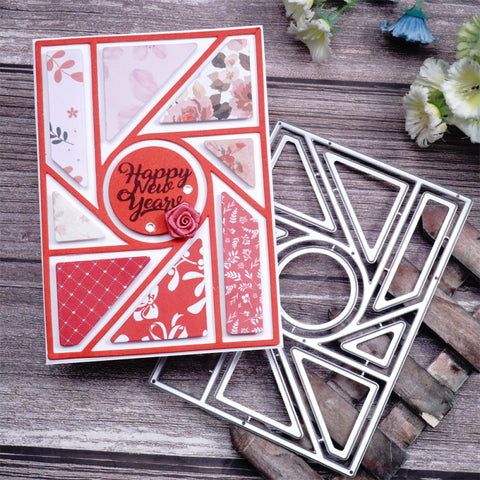 Inlovearts Circle and Geometry Shapes Background Cutting Dies