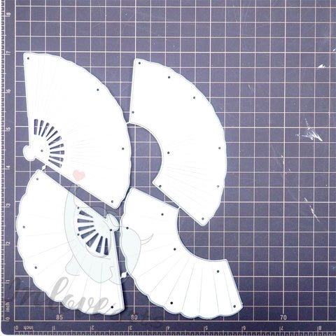 Inlovearts Classical Fan Cutting Dies