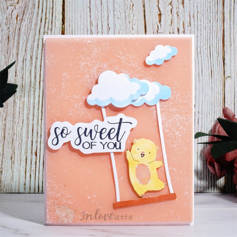 Inlovearts Cloud Swing Cutting Dies