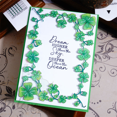 Inlovearts Clover Corner Border Cutting Dies