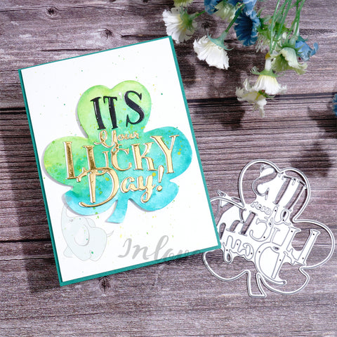 Inlovearts Clover with Word Cutting Dies