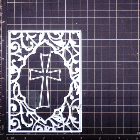 Inlovearts Cross Background Board Cutting Dies