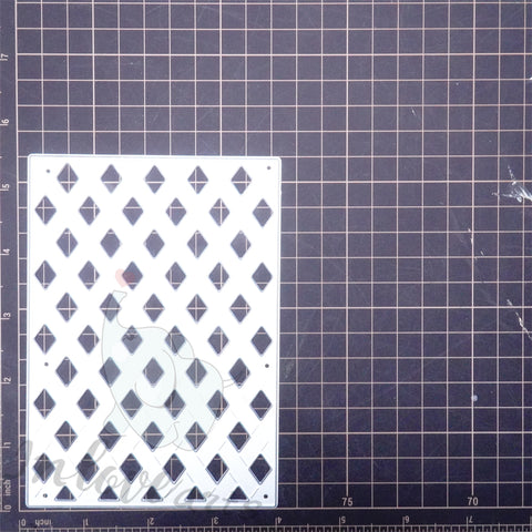 Inlovearts Cross Grid Background Board Cutting Dies