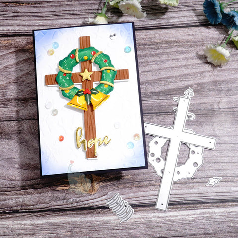 Inlovearts Cross and Christmas Wreath Cutting Dies