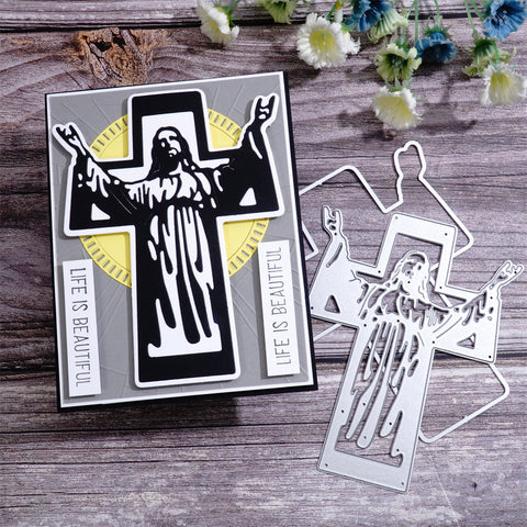 Inlovearts Cross and JESUS Cutting Dies