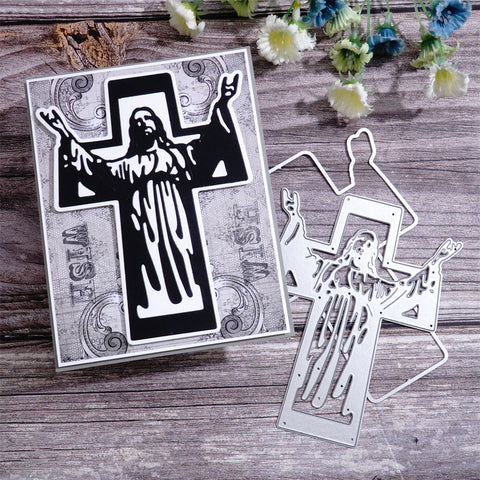 Inlovearts Cross and JESUS Cutting Dies